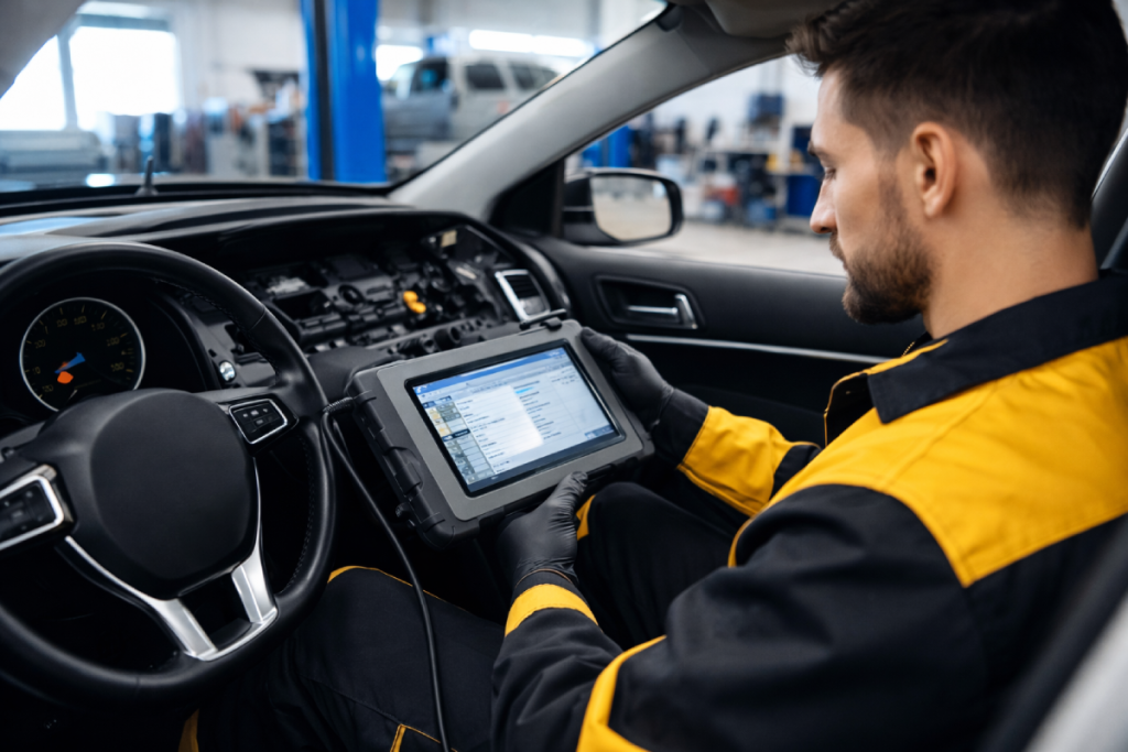 mechanic doing import diagnostic Louisville KY